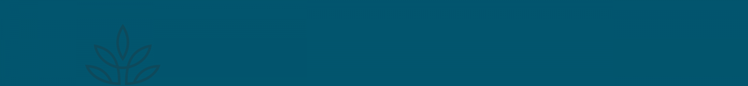 Minimalist leaf design on blue background